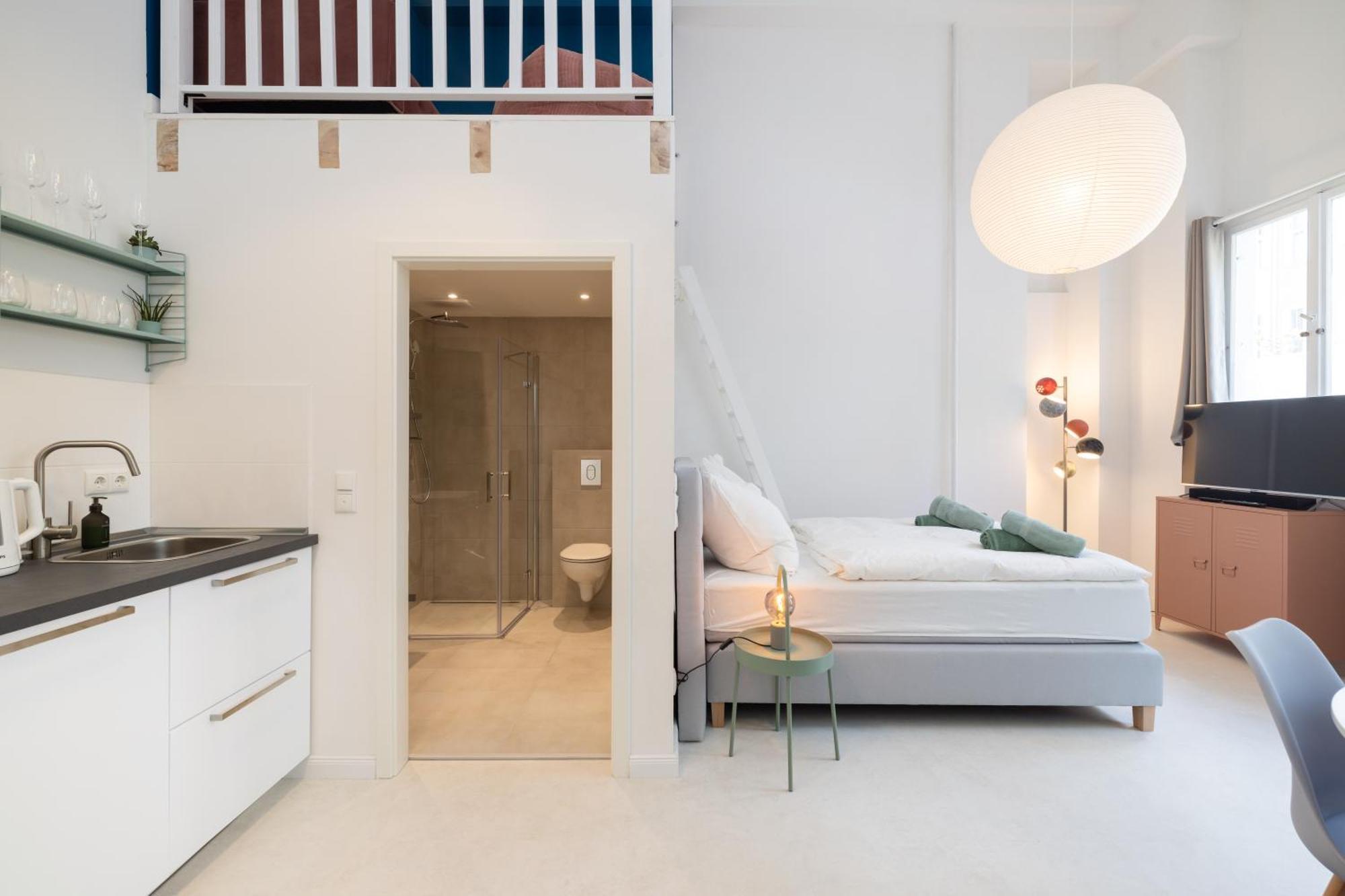 Great 2-Room Loft With 2 Bathrooms And 2 Kitchen Berlin Exterior photo